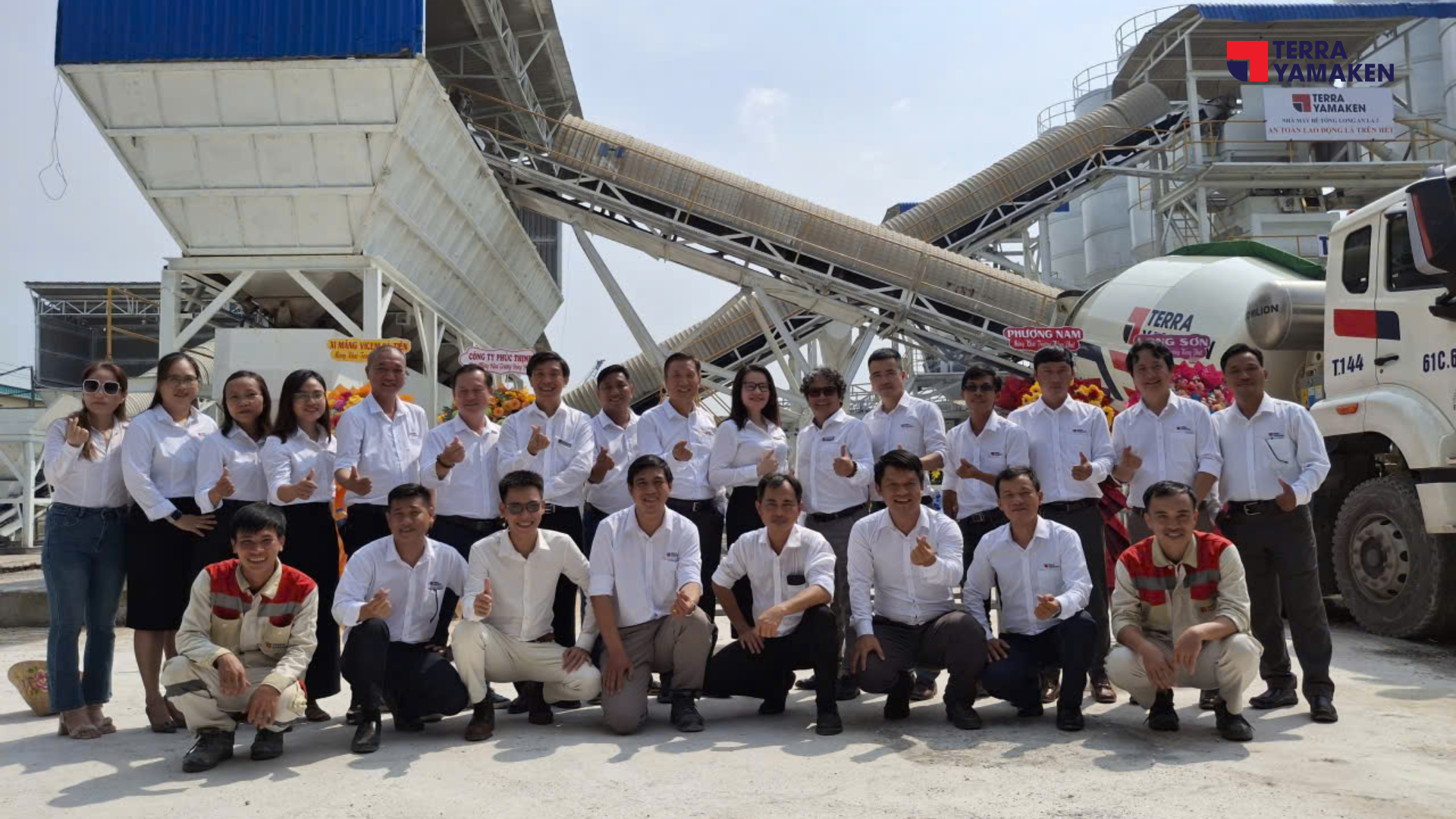 LỄ KHÁNH THÀNH NHÀ MÁY BÊ TÔNG TERRA YAMAKEN TÂY NINH (LONG AN CŨ)