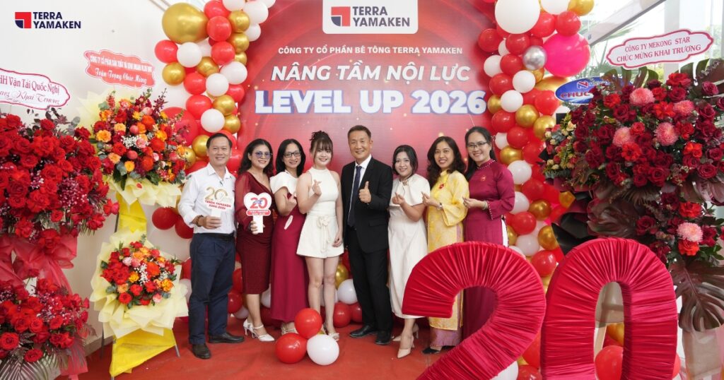 TERRA YAMAKEN KỶ NIỆM 20 NĂM THÀNH LẬP – KHAI TRƯƠNG TRẠM BÊ TÔNG TÂN ĐÔNG HIỆP & MỪNG TÂN NIÊN 2026 | TERRA YAMAKEN CELEBRATES ITS 20TH ANNIVERSARY – GRAND OPENING OF TAN DONG HIEP READY-MIX CONCRETE PLANT & NEW YEAR 2026 CELEBRATION